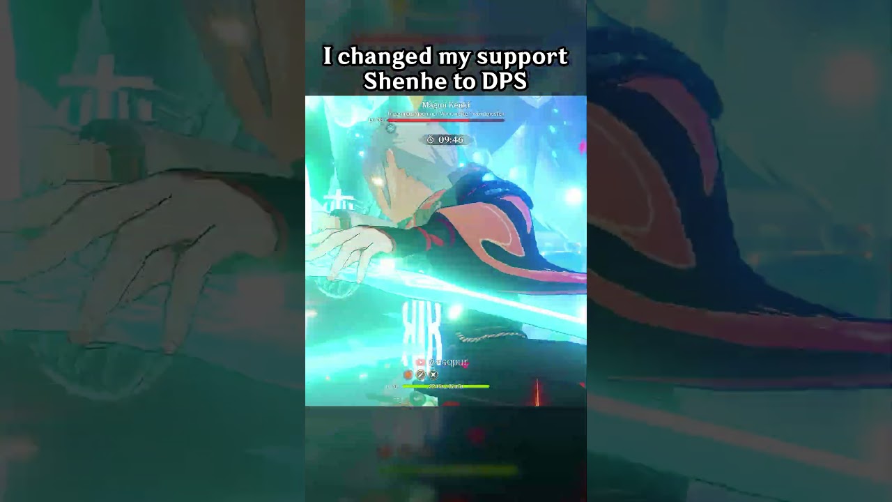 I CHANGED MY SUPPORT SHENHE TO DPS