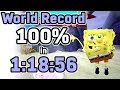 SpongeBob SquarePants: Battle for Bikini Bottom 100% Speedrun in 1:18:56 (WR on 12/27/2019)