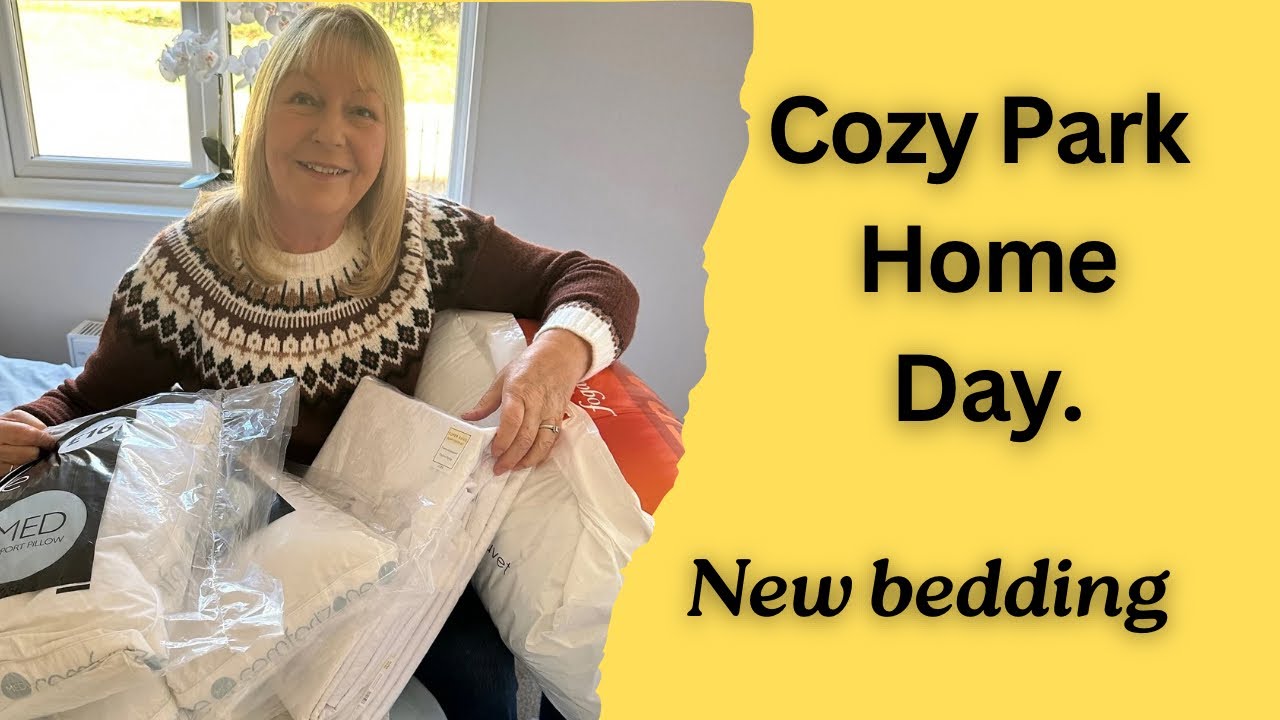 Уютный день в моём доме в парке | Новое постельное бельё Dunelm и что я ем за день