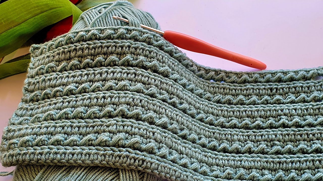 My new favourite! A crochet you've never seen before. Amazing crochet pattern for baby blanket ⚡️💙