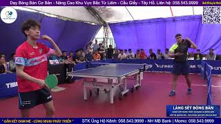 Huy Cắt vs Nguyễn Trung Kiên | Vòng 16 Giải Bóng Bàn Lễ Hội Xuân Dục Tú 2024