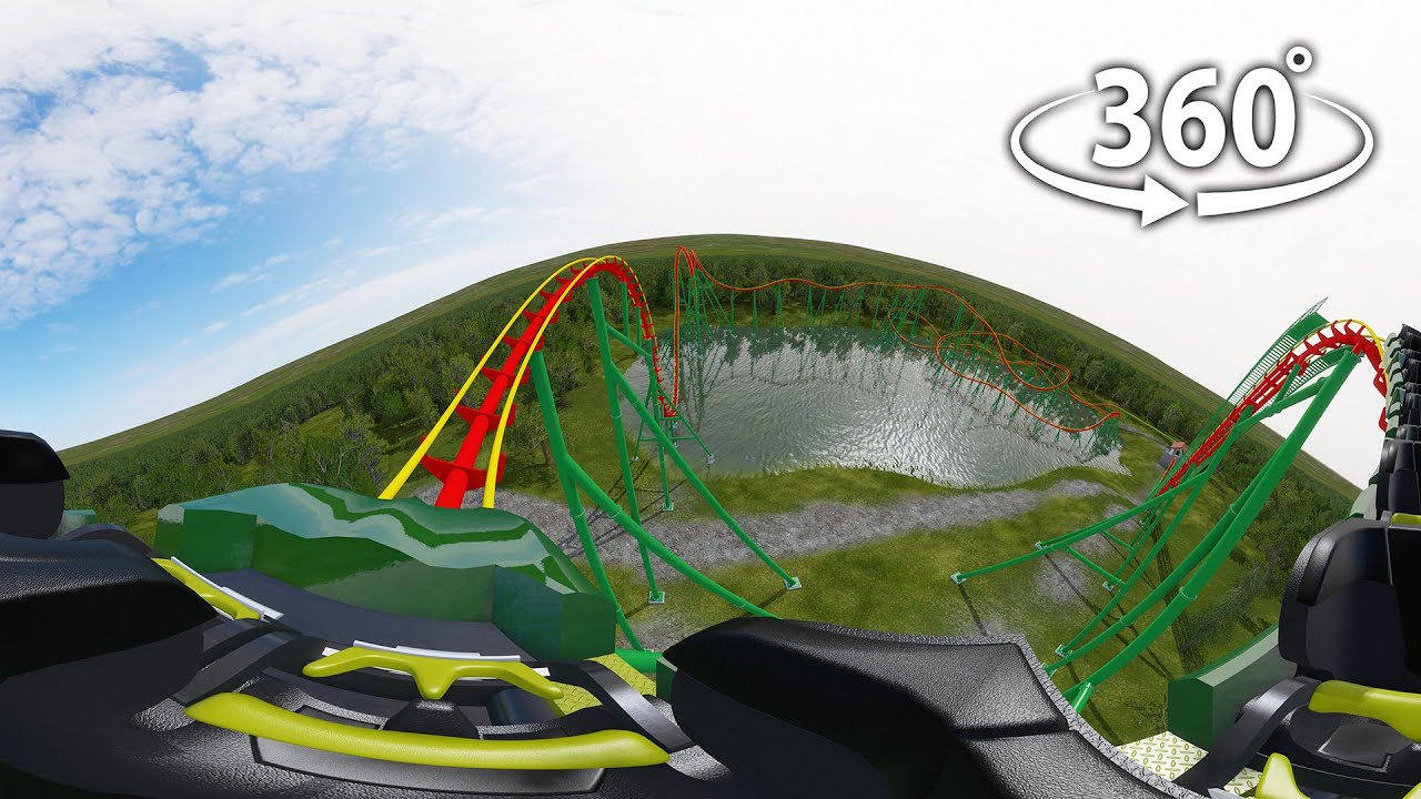 360° video Roller coaster in VR 👏 8K👏 - YouTube