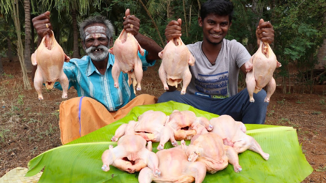 KORIEN CHICKEN !!! Prepared by My Daddy ARUMUGAM / Village food factory
