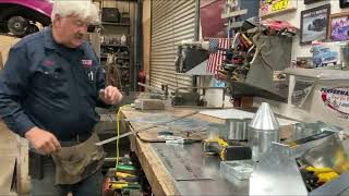 Sheet Metal is Fun! 6 to 4 Transition with collars (Part 1) by Ken the Sheet Metal Dude 7,182 views 7 months ago 1 hour, 1 minute