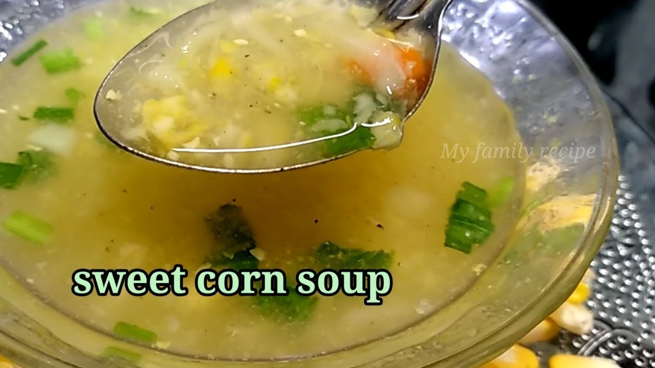 Resturant style sweet corn soup...how to prepare sweet corn soup. స్వీట్ కార్న్ సూప్..