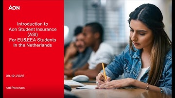 EU EEA Aon Student Insurance Webinar 9 December 2025
