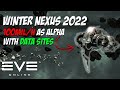 100milh as an alpha with the winter nexus data sites eve online