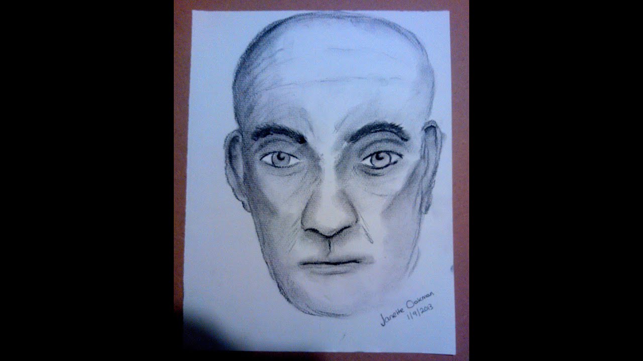 Spirit Portrait by Psychic Artist Janette Oakman Using A Charcoal Willow Stick