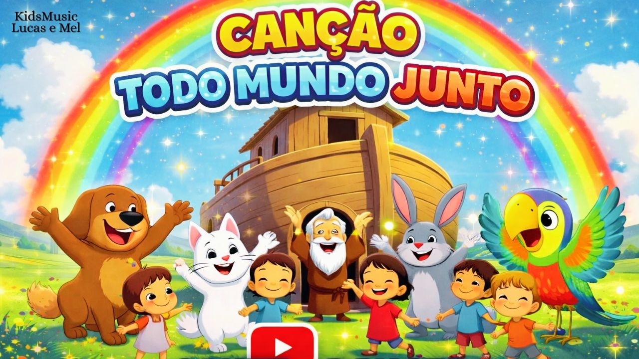 🎵 Música Infantil – Canção Todo Mundo Junto 🎵kisdmusic