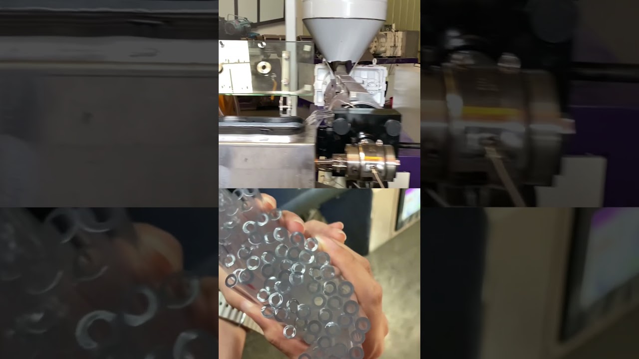 PVC high-transparency hose extruder, highly transparent and non-yellowing.