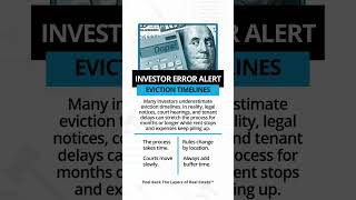 Foreclosure Investors Often Underestimate Eviction Timelines