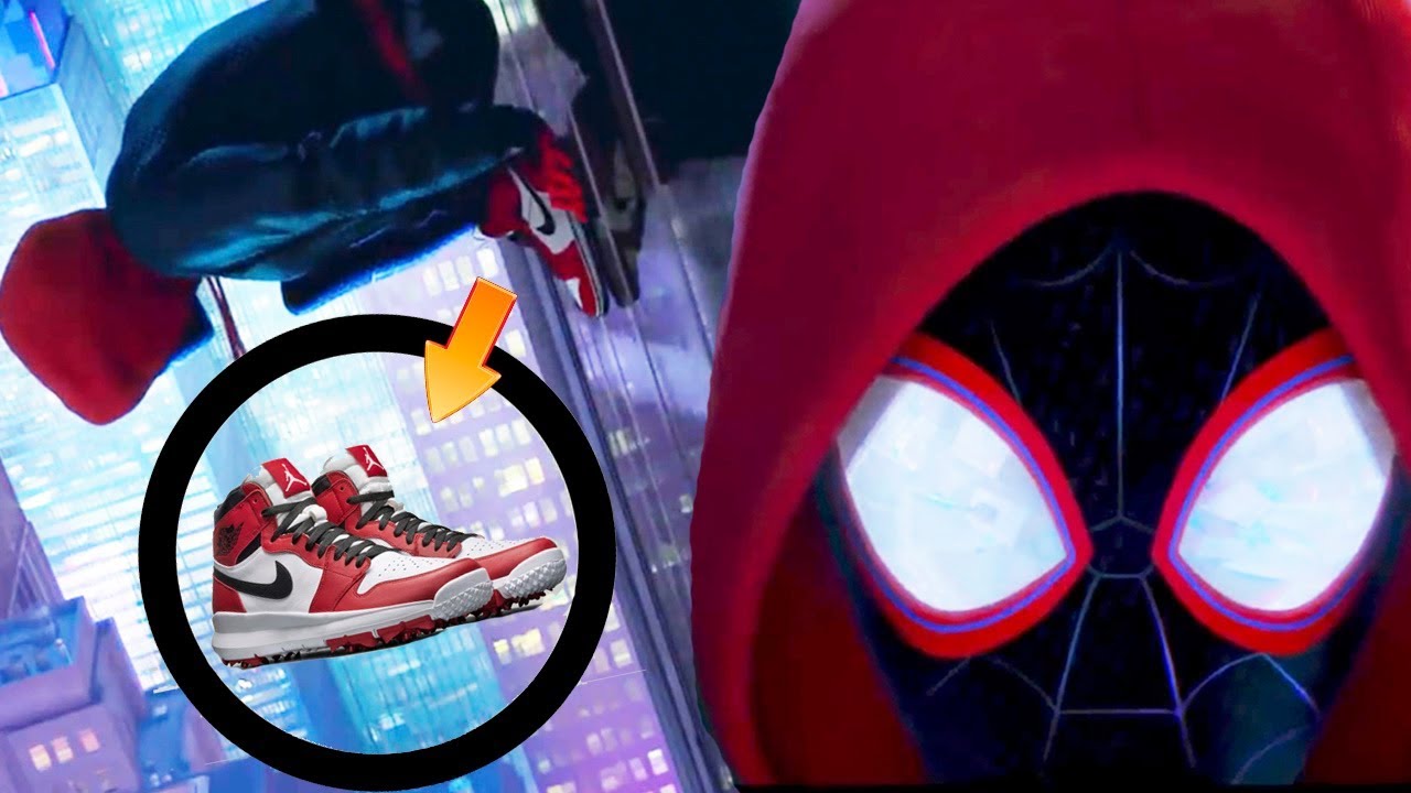 spiderman into the spider verse miles morales shoes