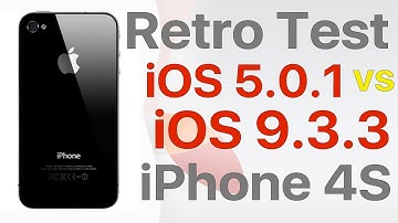 Retro test : How well does iOS 9.3.3 stack up against iOS 5.0.1 on iPhone4S?