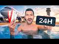 24H dans le Meilleur Aéroport du Monde ! (Piscine, Cinéma,...)