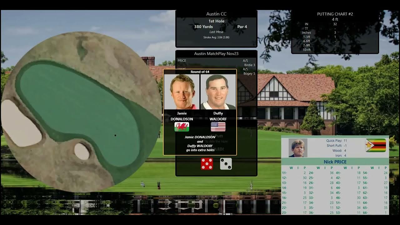 ASG Golf 90s10s Austin Match Play RD2 YouTube