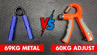 60KG Steel vs 60Kg Adjustable HAND GRIPPER : Which to buy?