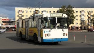 Троллейбус Екатеринбурга Зиу-682Г [Г00] Борт. №171 Маршрут №1 На Кольце 