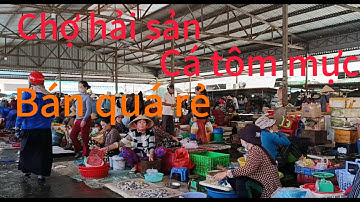 Dạo quanh chợ Phan Rí / hải sản tươi quá rẻ.