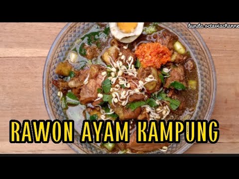 Resep Rawon Ayam Kampung