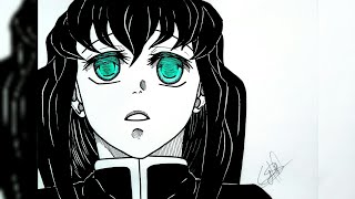 Drawing - Muichiro Tokito (Kimetsu no Yaiba) Série 3/10