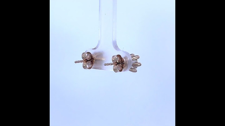 Solitär Diamant Ohrringe GelbGold585 14Karat 1,00ct Krappenfassung