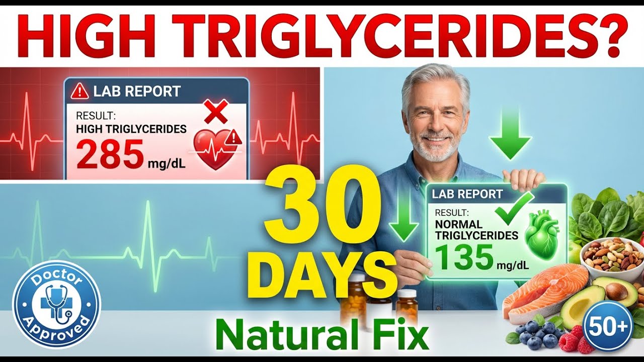 Lower Triglycerides After 50: Natural Ways to Improve Heart Health Fast