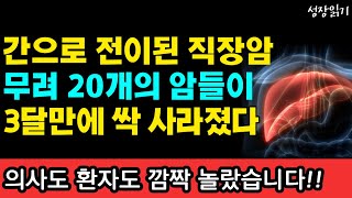 간으로 전이된 암 20개가 3달만에 모두 사라졌다! 의사도 깜짝놀란 항암 치료 사례! I 와타요 다카호 I 암환자 식사법 I 말기암 I 암치료