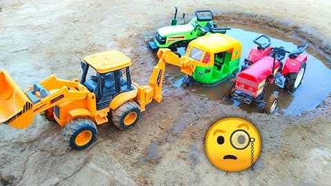 Diy tractor stuck in mud mini science project || Part#12 || Tractor Video || @shubbucreator