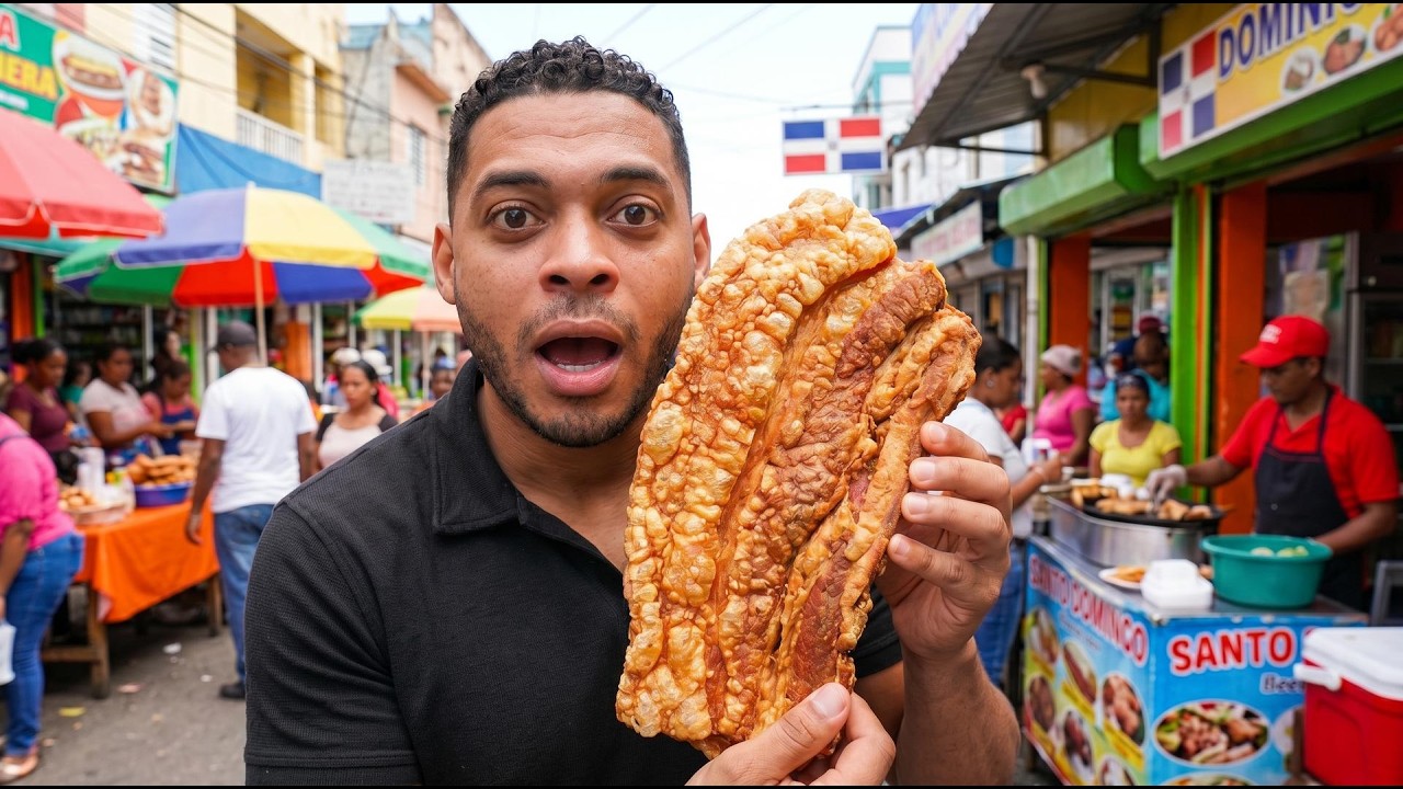 Probé la Comida Callejera Más Famosa de Santo Domingo
