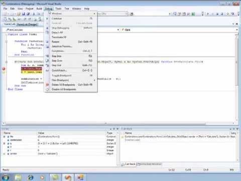 Debugging With Visual Studio
