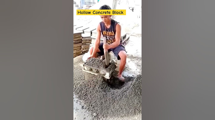 Hollow Concrete Block Making #shorts