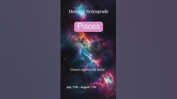 Mercury retrograde for Pisces