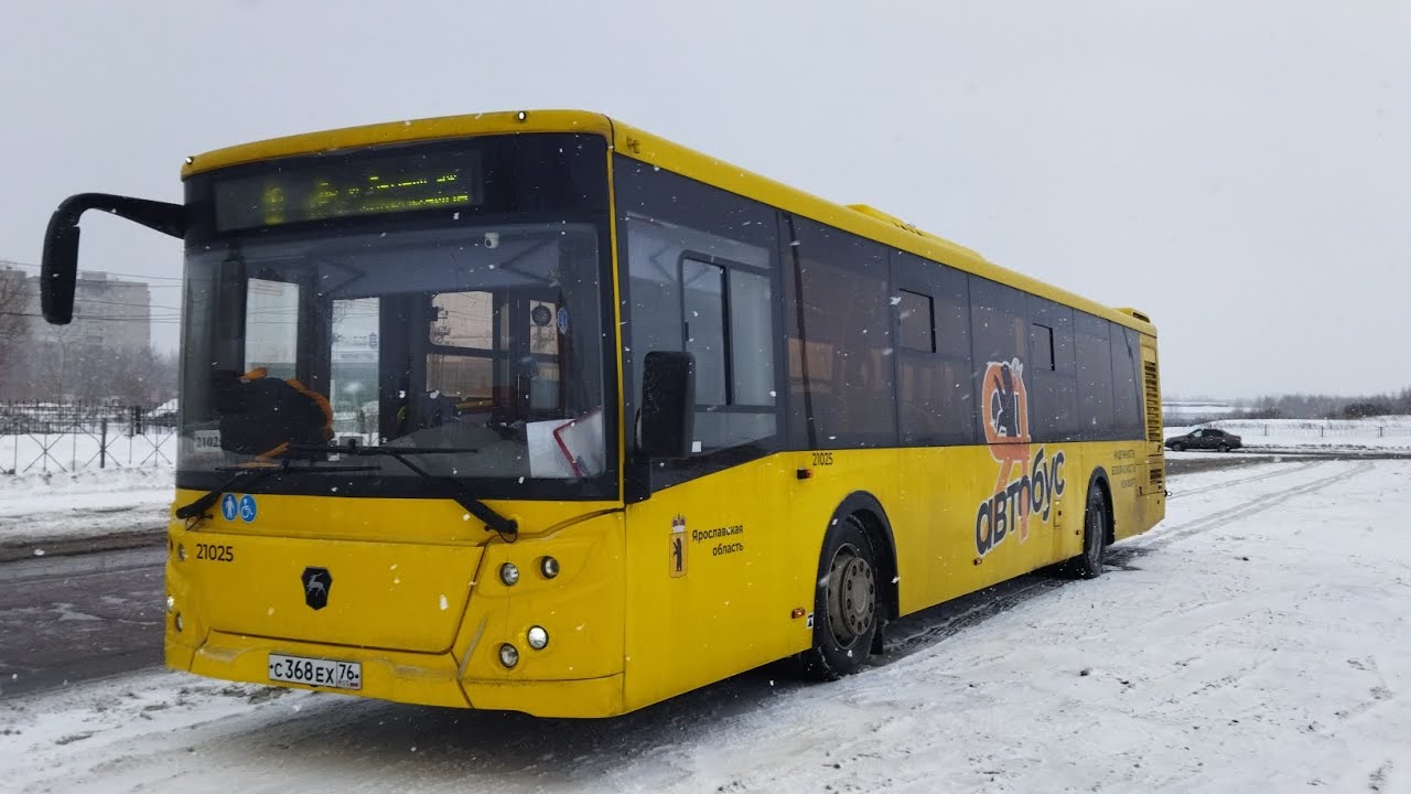 Автобус, 8-й маршрут (целиком). Ярославль. Вид из кабины. (BusDriver)