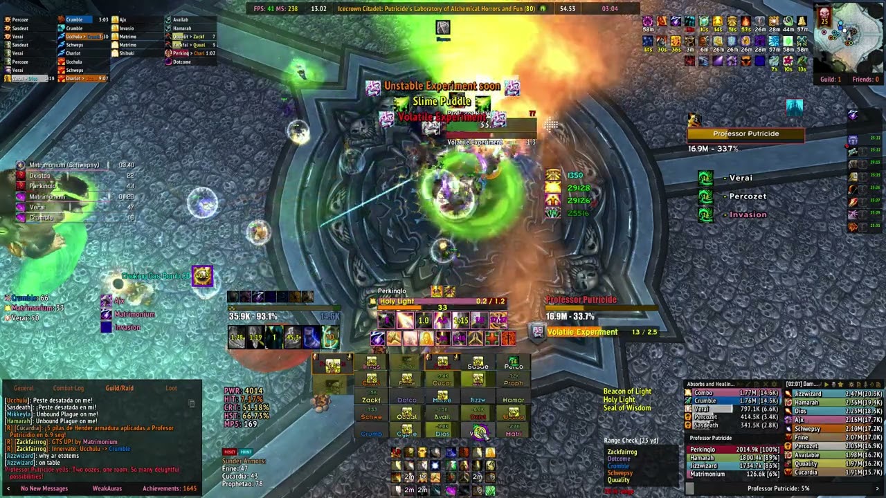 Warmane POV Holy Paladin Prof Putricide ICC 25 Heroic