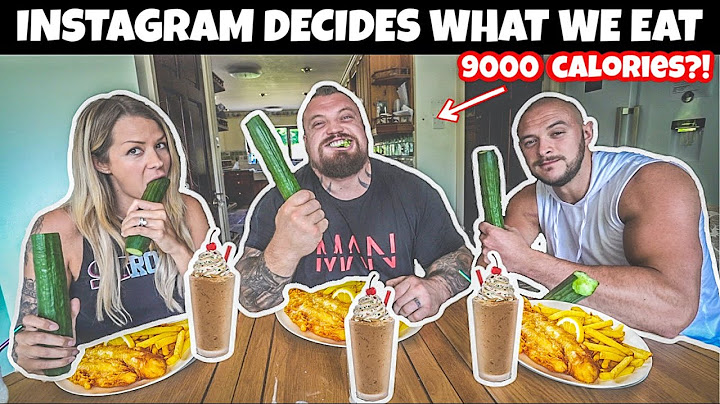 Instagram Decides My Boxing Diet | 9000 CALORIES?!