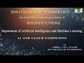 Case study Data warehouse - Redshift and Snowflake |AI and cloud computing |SNS Institutions