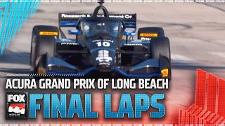 Final Laps Alex Palou Takes Checkered Flag At Long Beach Indycar On Fox