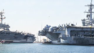 Life and Work Inside US Super Advanced $13 Billion Aircraft Carrier at Sea