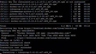 Install Docker In Centos7 Minimal