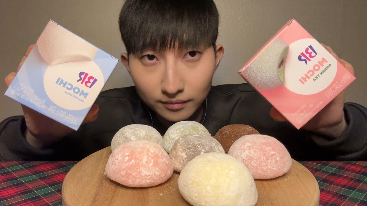 ASMR_베라 아이스 모찌 이팅사운드 MOCHI ICE CREAM EATING SOUND MUKBANG NO TALKING