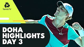 Murray Faces Bautista Agut; Shapovalov, Cilic Seek Quarter-Final Spot | Doha 2022 Day 3 Highlights