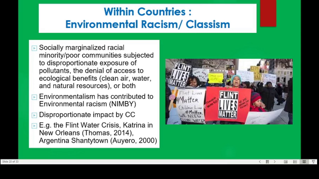 CES 540 Lecture 16 & 17 Part 2 Global waste trade, climate injustice, environmental racism
