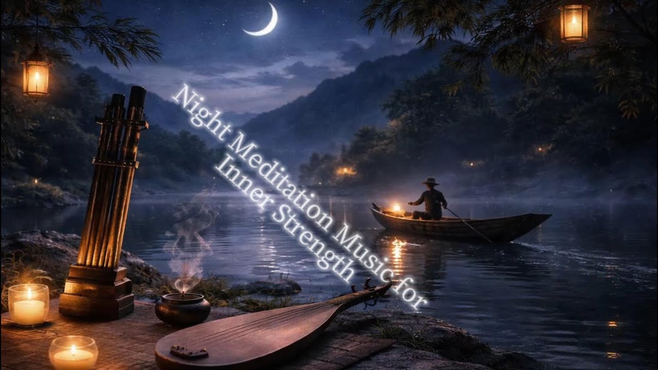 Yi Jing Inspired Night Meditation Music for Inner Strength | Sheng, Pipa & Calm Energy