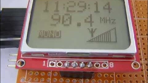 FM radio with TEA5767 and Arduino (III)