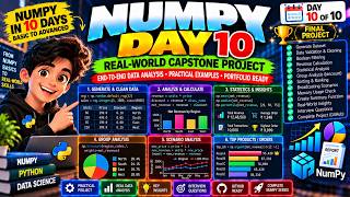 NumPy Day 10: Real-World NumPy Capstone | Python Data Science Project