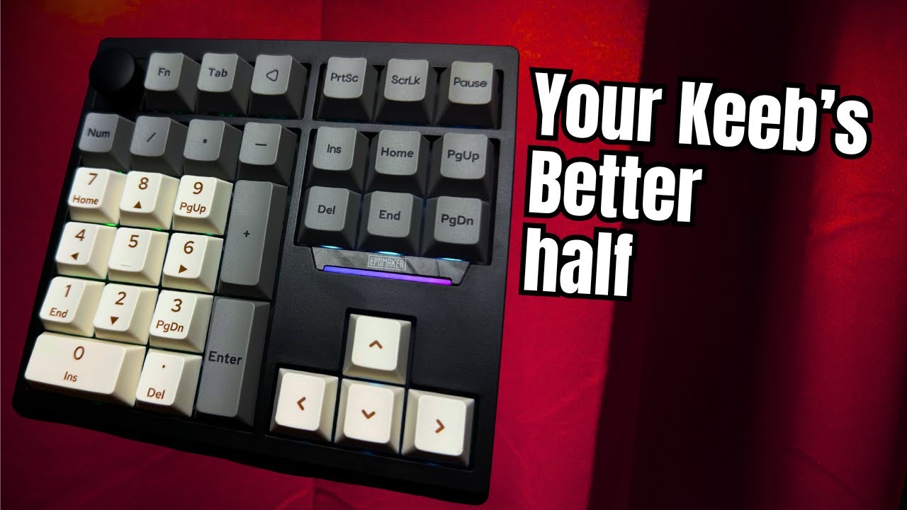 Вторая половинка вашей клавиатуры | Беспроводная механическая клавиатура Epomaker TH33 с макропадом