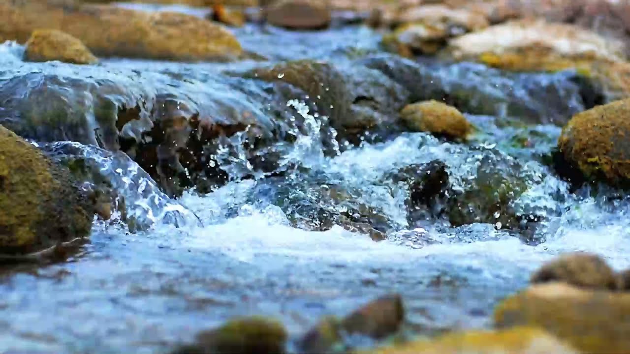 Река шум воды. Calming Mountain.