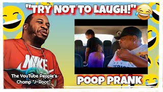 Brock & Tasha Epic Poop Prank : Try Not to Laugh Challenge