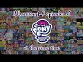 Youtube Thumbnail [8K] All season 1-9 My Little Pony: Friendship is Magic episodes at the same time