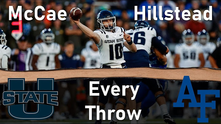 McCae Hillstead - Every Throw vs Air Force
